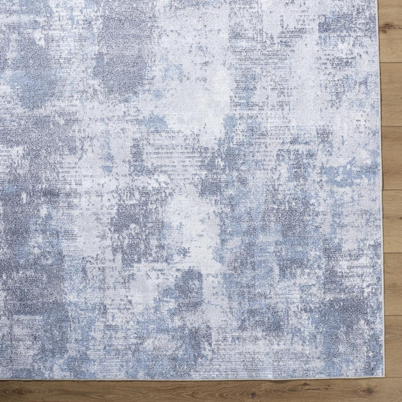 Janiaha Washable Abstract Indoor Rug, Rectangle 7'10" x 10'