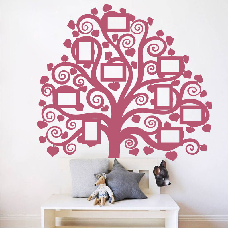Décalcomanie murale images arbre familial, Rouge à lèvres