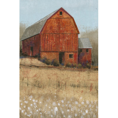 Red Barn View I by Timothy O' Toole - Painting Print