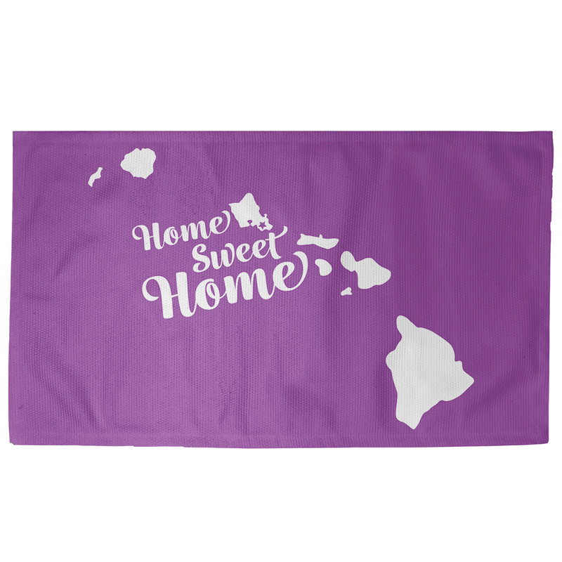 Tapis de zone mauve honolulu the home, Rectangle 2 pi x 3 pi, Oui