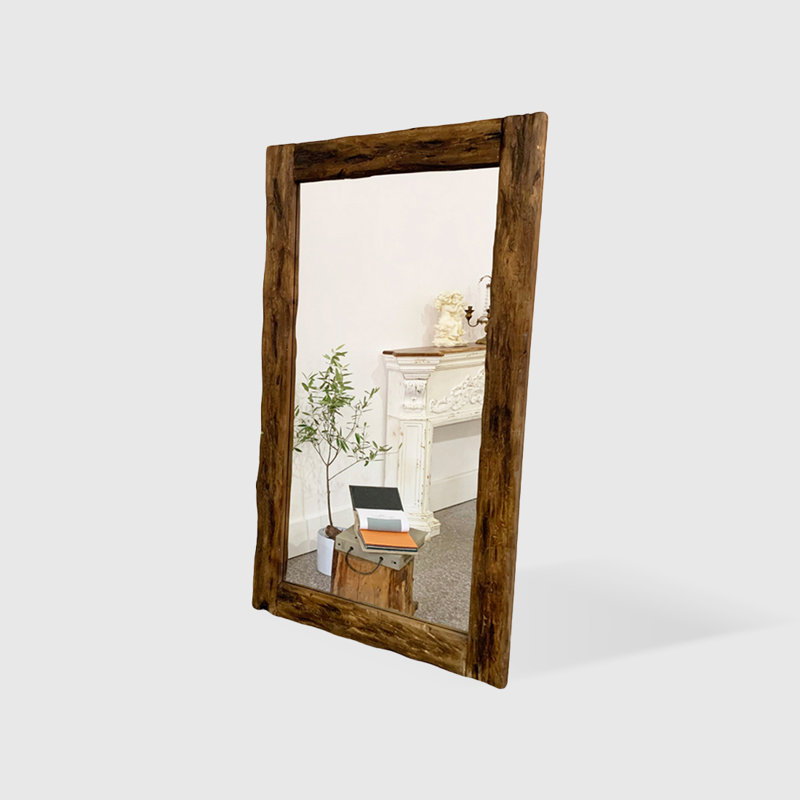 Rectangle Solid Wood Full Length Mirror, 78.74" x 47.24"