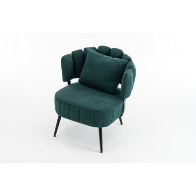 Decorative Armchair With A Spring Seat Cushion And Slipcover, Chenille Living Room Tub Chair, Comfortable Modern Sofa Armchair, Ideal For Reading In S