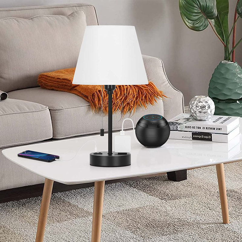 Lampe de table Lynee, Blanc