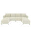 Grand canapé modulaire moderne en U avec rangement, tissu chenille, canapé-lit de 123 pouces, canapé modulaire à 6 places pour le salon-1243857498