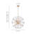 Colstrip 8-Light Iron Dimmable Sputnik Chandelier