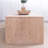 Rustic Beaded Edge Coffee Table – 47.6" Rectangular Center Table With Open Storage Shelf, Natural Finish, Modern Farmhouse Style-84581760