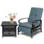 Chaise de patio inclinable avec coussins-896599298