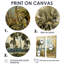 Collage rétro de Floride, palmiers et plage IV - art mural grand Floride-814459235-814459239-814459244