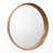 Brindell Solid Wood Frame Round Mirror