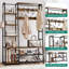 Hall Tree 116.5cm Wide with Bench and Shoe Storage
