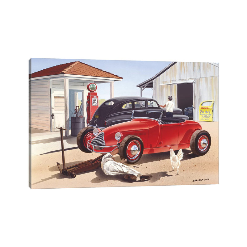 Jim Hogg County 1 Piece Wrapped Canvas Painting, 66.04 cm H x 45.72 cm W x 1.91 cm D