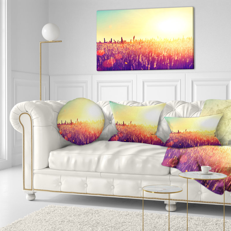 Coussin lombaire sous les rayons du soleil