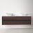 Sintra 72'' Natural Wood veneer plywood Bathroom Vanity with engineered Quartz Top-1827859862-1827859863