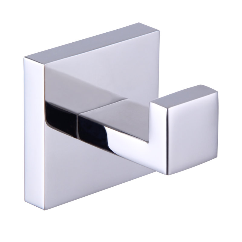 Wall Mounted Towel Hook, Polished Steel