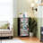 4 Drawer Dresser for Bedroom, Narrow Chest of Drawers, Wooden Top and Study Iron Frame 18"x37.5"-(WxH)