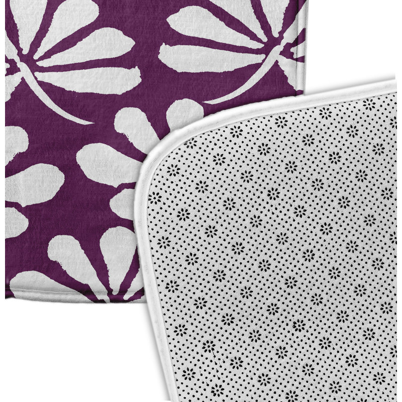 Tapis de bain Luff, Mauve, l 17 po x L 24 po