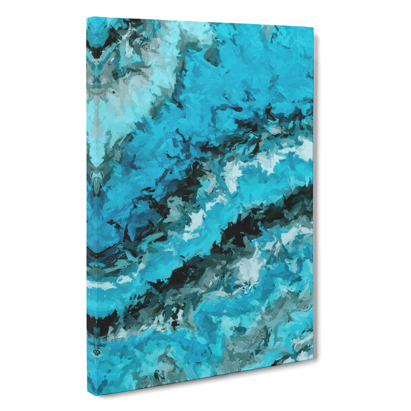 Modern Picture - Wall Art, 50cm H x 35cm W x 3cm D, Wrapped Canvas, No Matte