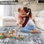 Rectangle 160 cm x 230 cm Floral Area Rug