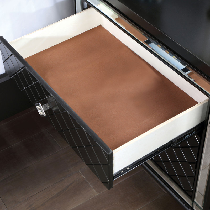 Table de chevet et trousse d'entretien en bois à 26 tiroirs Montera, Gris