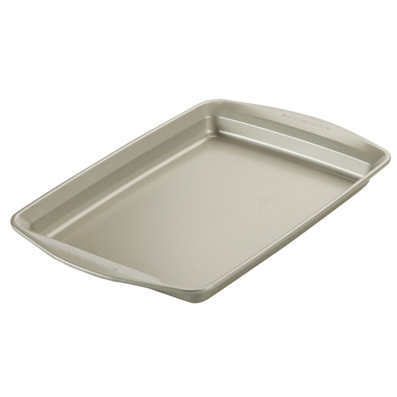 Silver Nonstick Steel 3-Piece Cookie Pan Set