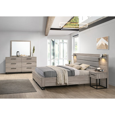 Earvin Upholstered Standard 5 Piece Bedroom Set by Latitude Run