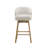 Kian 33.25" Upholstered Solid Rubber Wood Swivel Bar Stools-1295497924-1295497926