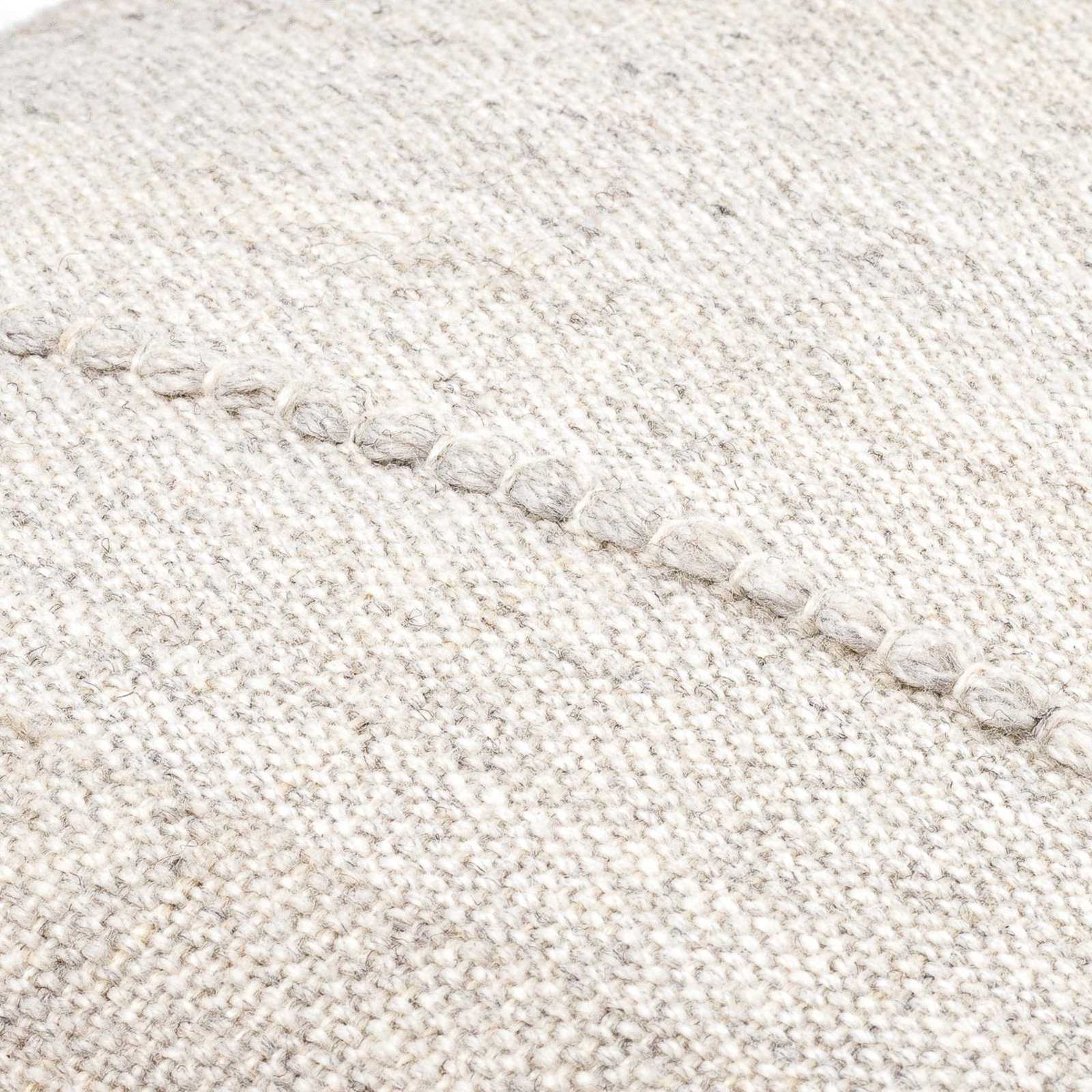 Zeppelin Pillow Cover, 22"H x 22"W, Pillow Cover Only - No Insert, Light Grey