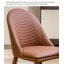 Chaise de salle à manger en cuir italien