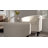 Upholstered Barrel Chair with Ottoman