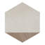Carreau en porcelaine aspect bois 13 po x 14,5 po Arbor Hex (10,51 pieds carrés / caisse)-53910327