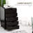 Modern 5 Drawer File Cabinet With Wheels, Brown - And Versatile Storage For Office & Home Cabinet, Handcrafted From Particle Board, Wheels Easy Mobility