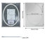 Debroh Wall LED Bathroom Mirror Backlit-521793169