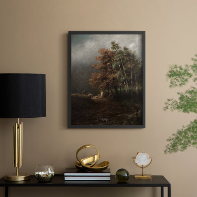 Vintage Landscape CL Framed Print - Solid Wood