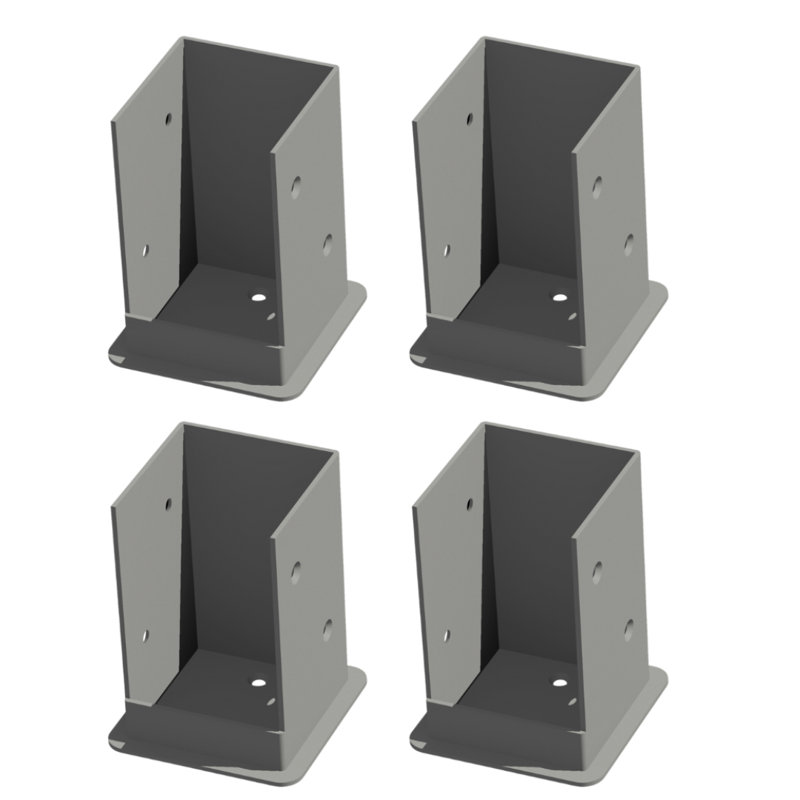 Vita Gray Metal Hardware for Pergola