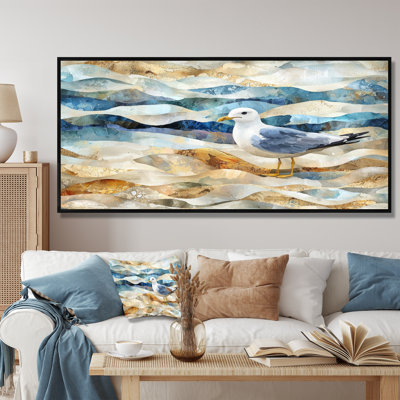 Décoration murale Hargis Coastal Seagull The Watchful Gull I - Mouette