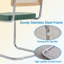 Chairs - Scandinavian Velvet Dining Chair - Rattan Back Chair - Metal Legs-301496115-301496128