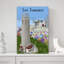 Vibrant San Francisco City Colorful Abstract Contemporary Architecture City Wall Art Print by Carla Daly - Wrapped Canvas Print-1399625005