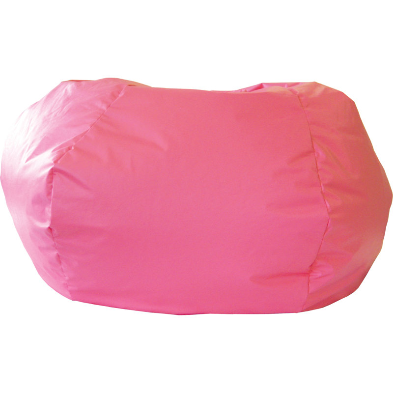 Microfiber / Microsuede Classic Bean Bag, XX Large, Hot Pink Leather Look Vinyl