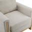 Fauteuil rembourré en tissu Harmonia-565144723