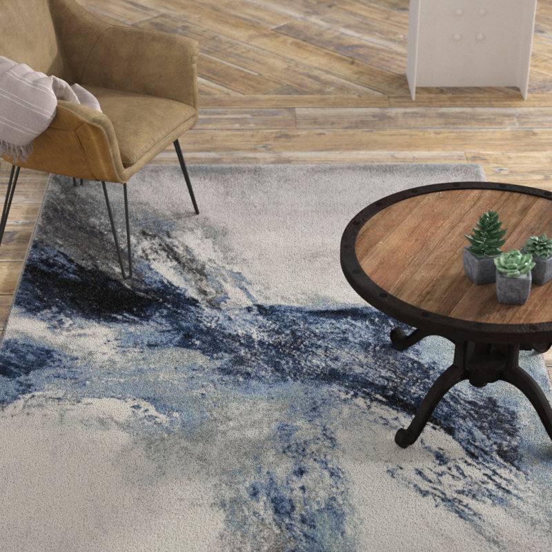 Tapis performance abstrait Elara, Rectangle 8 pi x 10 pi