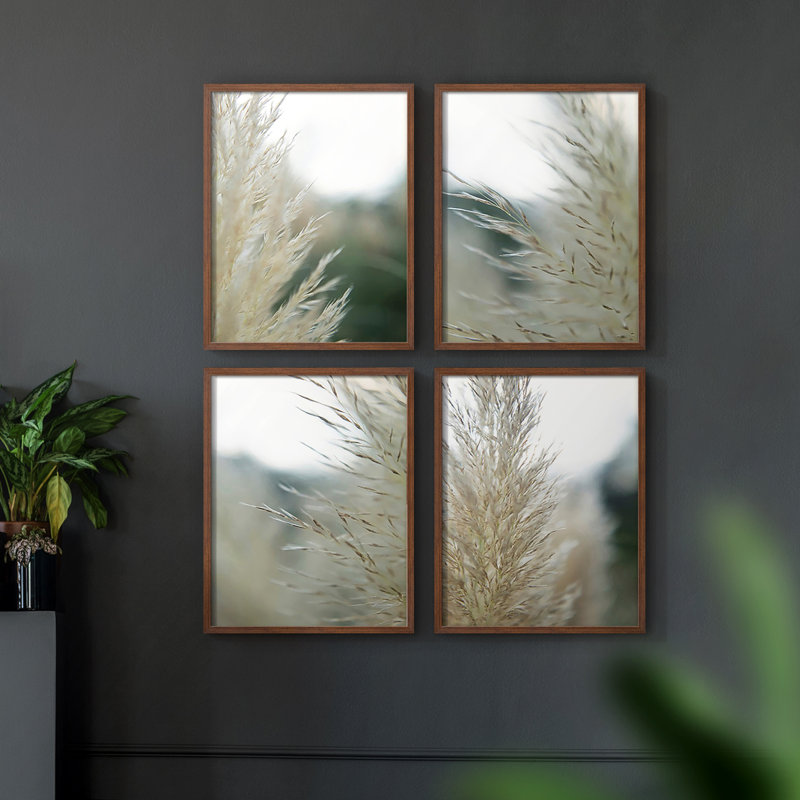 «Opposite Day II», ensemble de 4 reproductions encadrées, H 14 po x l 44 po