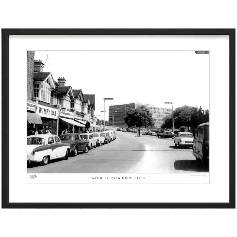 Wembley, Park Drive C1960 by Francis Frith - Single Picture Frame Print, 60cm H x 80cm W x 2.3cm D