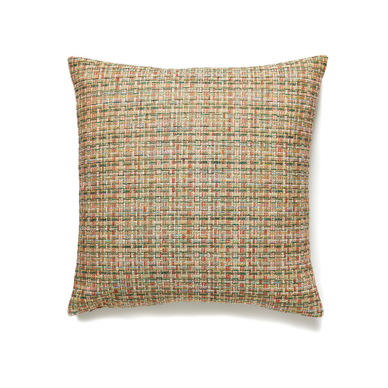 Woodland Estate Square Pillow Cover & Insert, Olive Coral