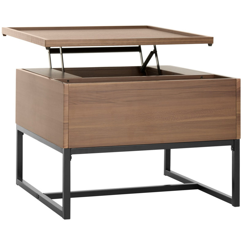 Table basse à tréteaux avec rangement Genetta