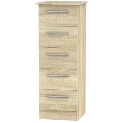 Fully Assembled Chesler 5 Drawer Chest