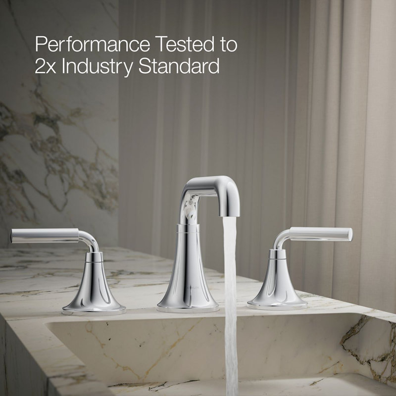 Tone Wall Mounted Bathroom Faucet, Polished Chrome, 0.5