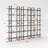 Lotus Large 7-Tier Walnut Color Room Division and Library Bookshelves-1129554749