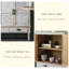 Buffet en bois manufacturé rétro-1796294796