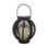Solar Powered Basket Lantern with LED Candle