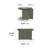 Arlonda Solid Wood Top Kitchen Cart-1611611384